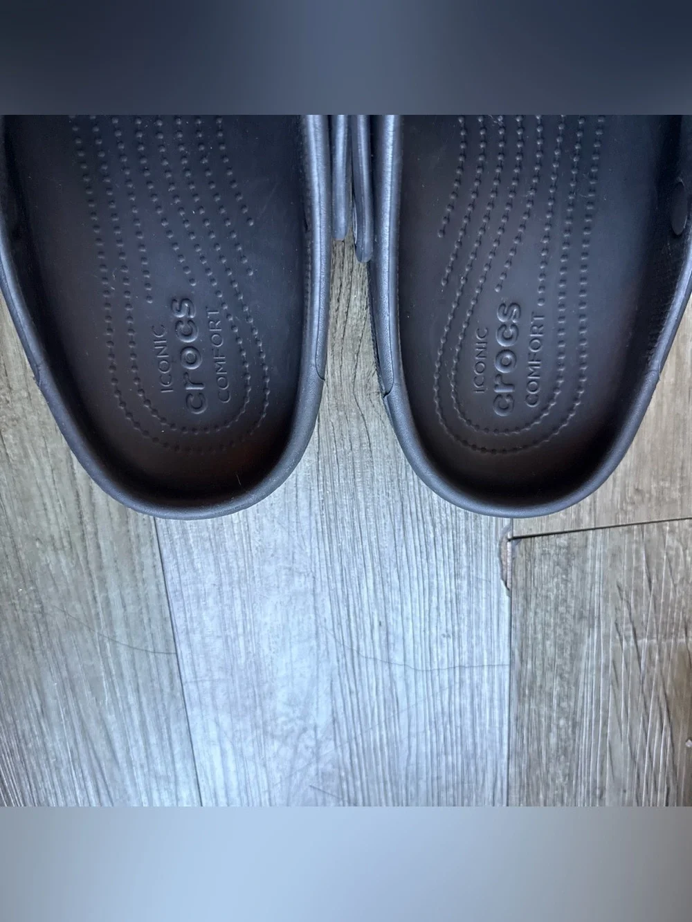 CROCS slip clogs